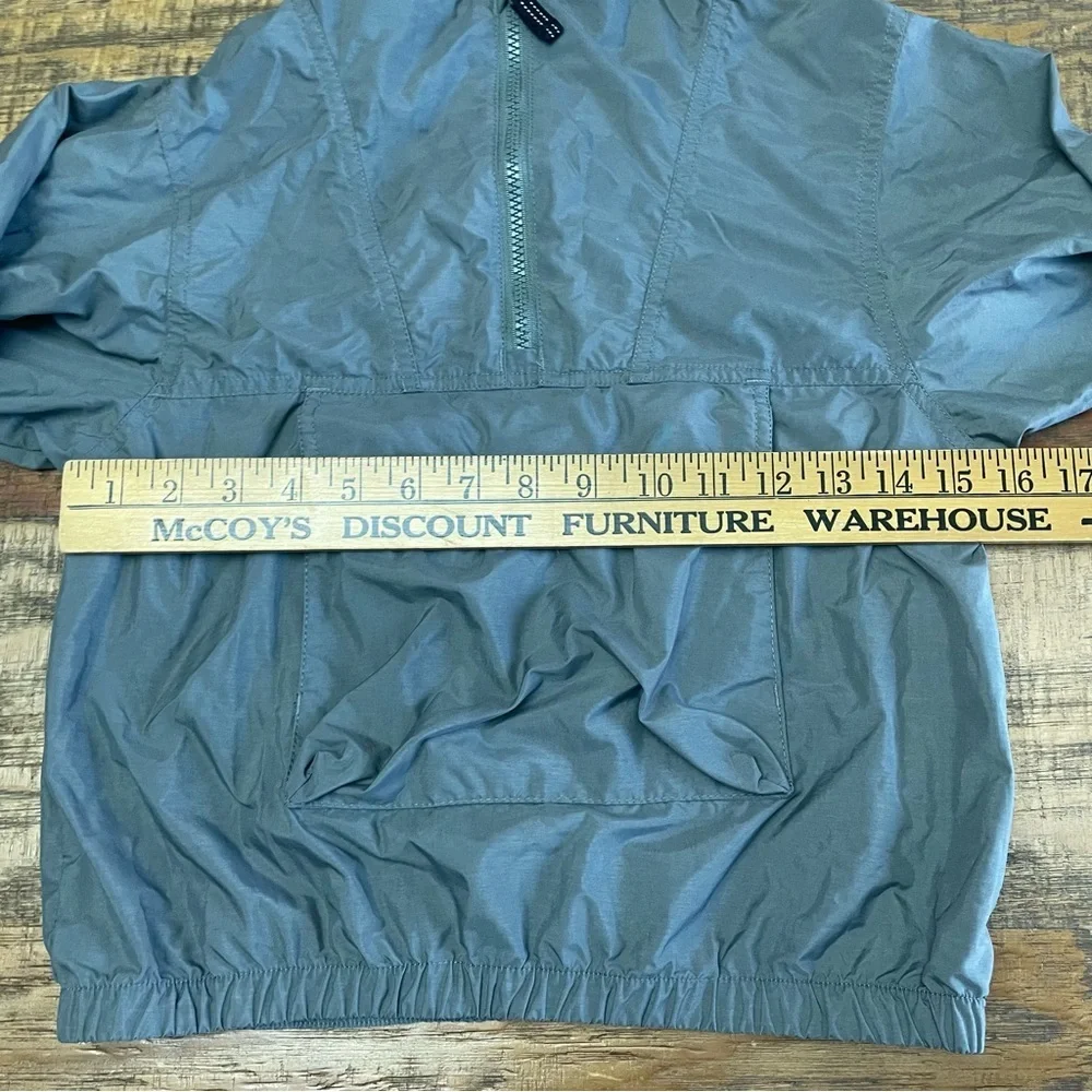 Lands End Rain Jacket Kids 5/6 nylon green